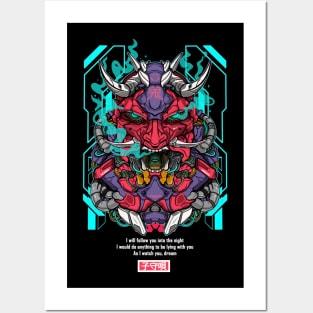 onimecha Posters and Art